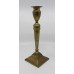 Pair of Antique Adam Style Brass Candlesticks