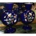 Pair of Antique 19th c. Decorative Enamelled Glass Vases