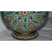 Pair of Bordeaux (Vieillard & Cie.) Cloisonné Faience Moonflasks