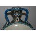 Pair of Bordeaux (Vieillard & Cie.) Cloisonné Faience Moonflasks