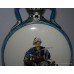 Pair of Bordeaux (Vieillard & Cie.) Cloisonné Faience Moonflasks