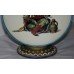 Pair of Bordeaux (Vieillard & Cie.) Cloisonné Faience Moonflasks