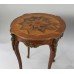 Pair of Brass Bound Kingwood Marquetry Lamp Tables