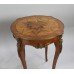 Pair of Brass Bound Kingwood Marquetry Lamp Tables