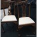 Pair of Carved Chippendale Style Ball & Claw Chairs