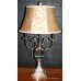 Pair of Crystal Table Lamps with Shades