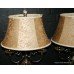 Pair of Crystal Table Lamps with Shades