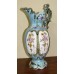 Pair of Early 20th c. Glazed Decorative English Ceramic Ewers