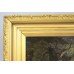 Pair of Early 19th c. Country Genre Scenes Oil on Canvas