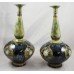 Pair of Early 20th c. Royal Doulton Glazed Stoneware Vases #7017