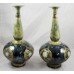 Pair of Early 20th c. Royal Doulton Glazed Stoneware Vases #7017