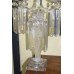 Pair of Fine Cut Glass Crystal Baccarat Style Lustre Candelabras