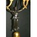 Pair of 19th c. French Ormolu, Bronze & Malachite Candelabras