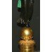 Pair of 19th c. French Ormolu, Bronze & Malachite Candelabras