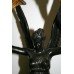 Pair of 19th c. French Ormolu, Bronze & Malachite Candelabras