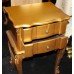 Pair of French Style Gilt Lacquered Bedside Cabinets Nightstands