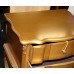 Pair of French Style Gilt Lacquered Bedside Cabinets Nightstands