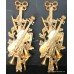 Pair of Ornate Gilt Musical Wall Dressings