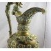 Pair of Antique Ormolu Brass Greco-Roman Style Ewers