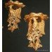 Pair of Hand Carved Giltwood Eagle Wall Brackets