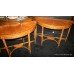 Pair of Hand Painted Satinwood Side Tables