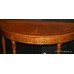 Pair of Hand Painted Satinwood Side Tables