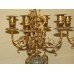 Pair of Handsome 19th c. Ormolu & Marble Candelabras