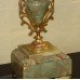 Pair of Handsome 19th c. Ormolu & Marble Candelabras