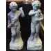 Pair of Imitation Lead Cherub Statues