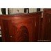 Pair of Inlaid Mahogany Wall Hanging Corner Cabinets