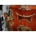 Pair of Louis XV Style Marble Topped Ormolu Mounted Inlaid Pedestals