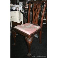 Pair of Mahogany Chippendale Style Ball & Claw Chairs