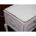 Pair of Olympus Painted White Marie Antoinette Style Bedside Nightstands