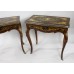 Pair of Marquetry Inlaid 19th c. Card Tables