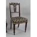 Pair of Antique Mahogany Upholstered Occasional Chairs