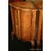 Pair of Serpentine Fronted Walnut Corner Cabinets