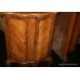 Pair of Serpentine Fronted Walnut Corner Cabinets