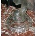 Pair of Crystal Baccarat Style Dolphin Lustre Candelabras