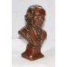 Pair of Bronze Style Ceramic Miniature Busts of Queen Victorian & Prince Albert