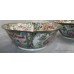 Pair of Antique Style Ornately Decorated Chinese Bowls