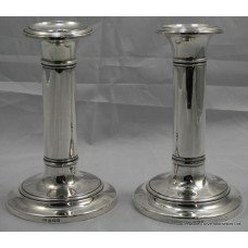 Pair of Edwardian Candlesticks Birmingham 1906