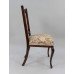 Pair of Edwardian Mahogany Chairs with Tapestry Upholstered Seats