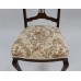Pair of Edwardian Mahogany Chairs with Tapestry Upholstered Seats