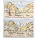 Pair of Indian Gangtok Silk Road Embroideries