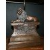 Pair of Lion Table Lamps with Shades