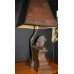 Pair of Lion Table Lamps with Shades