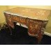 Pair of Louis XV Style Kingwood & Marquetry Brass Bound Desks