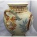 Pair of Mettlach Pottery Two Handled Bulbous Urns c.1900
