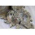 Pair of Ornate Hand Carved Wood Wall Brackets