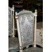 Pair of Italian Decorative Carved Wood Upholstered Silik Chairs